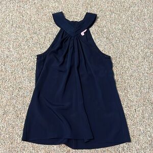Lilly Pulitzer Navy Halter Top